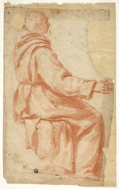 右横顔の座禅僧 作： Unknown Florentine