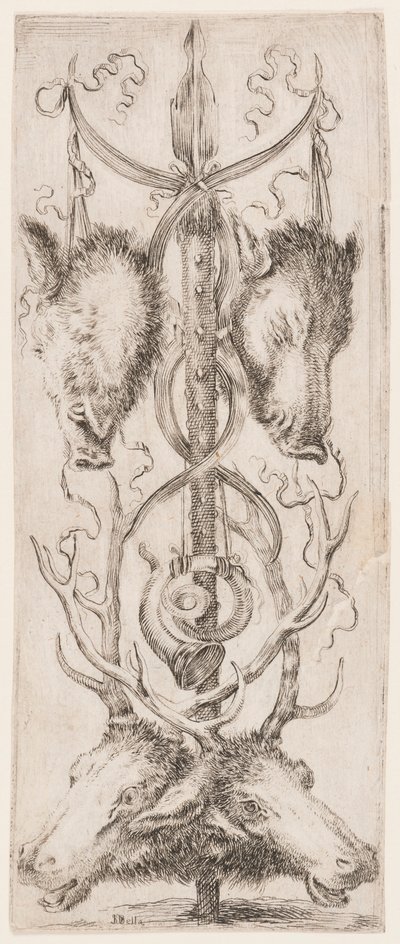 版画《装飾品またはグロテスク（グロテスク装飾品）》1653年頃 作： Unknown artistUnknown artist