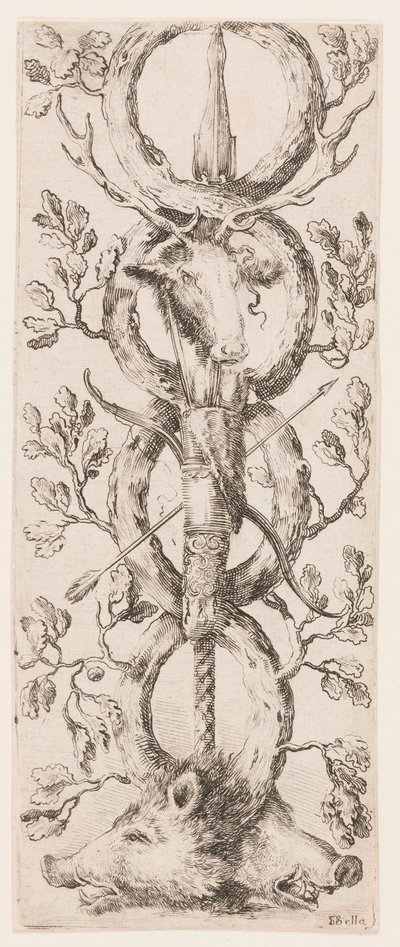 版画《装飾品またはグロテスク（グロテスク装飾品）》1653年頃 作： Unknown artistUnknown artist