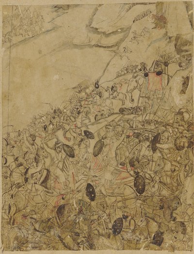 川のほとりでの戦い 作： Unknown artist