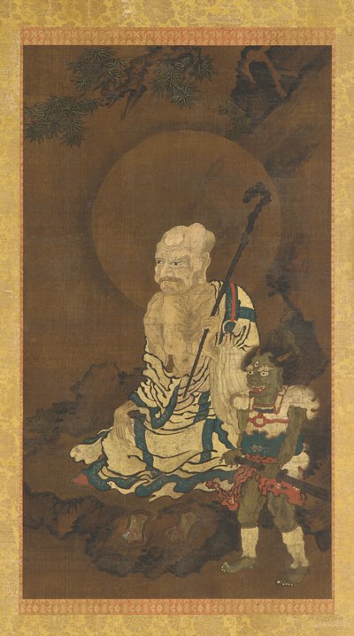 羅漢と鬼 作： Unknown artist