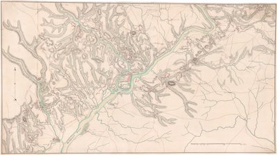 中大西洋植民地を示す地図軍の位置 作： Unknown artist