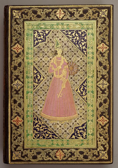 ペルシャ人アレクシス・ソルティコフ王子の著書「ペルシャへの旅」の表紙 作： Unknown artist