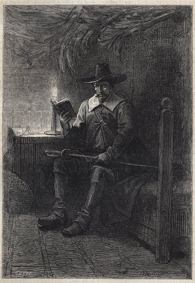 スコットランドのピューリタン-19世紀、ウォルター・スコット（1771-1832）の歴史小説「スコットランドのピューリタン」（Old Mortality）の挿絵 作： Unknown artist
