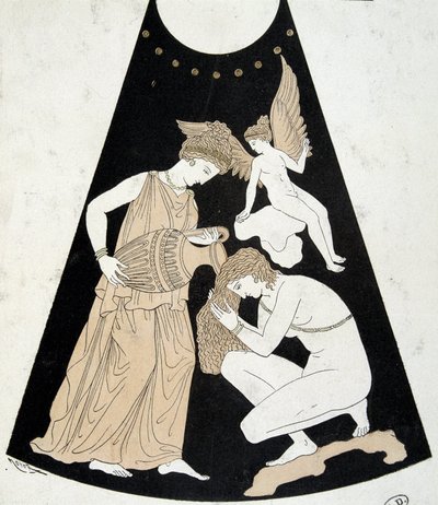 女性用トイレ-ギリシャの壺の複製品 作： Unknown artist