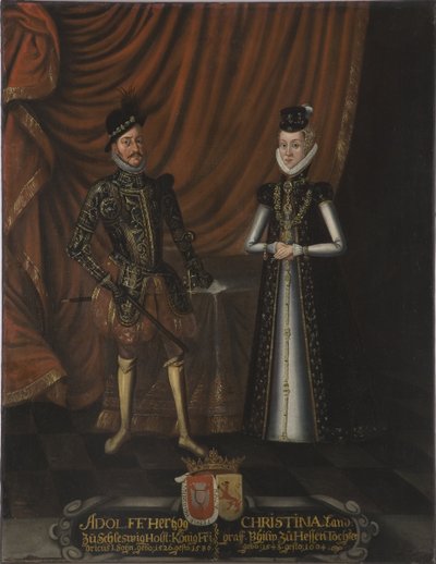 Adolphe de Holstein Gottorp et Christine de Hesse-Duke Adolf of Holstein-Gottorp 作： Unknown artist