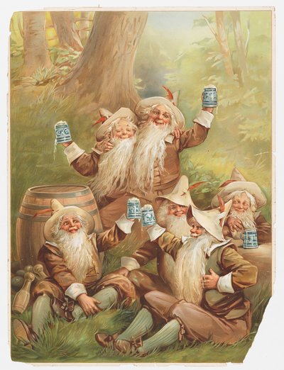 ビールの広告 作： Unknown artist