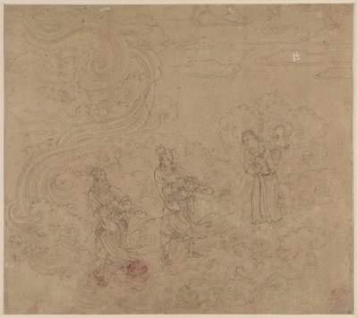 道教主題帖 道教神々の行列 17葉 作： Unknown artist