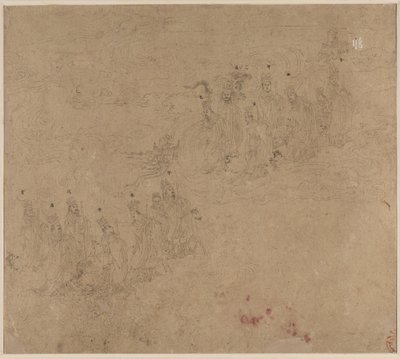 道教主題帖 道教神々の行列 25葉 作： Unknown artist