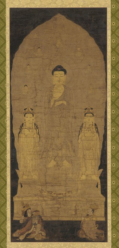 阿弥陀三尊 作： Unknown artist