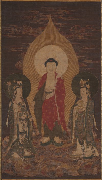 阿弥陀三尊 作： Unknown artist