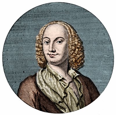 アントニオ・ヴィヴァルディ（1678-1741）、イタリアの作曲家。 作： Unknown artist