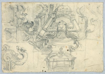 建築スケッチ 作： Unknown artist