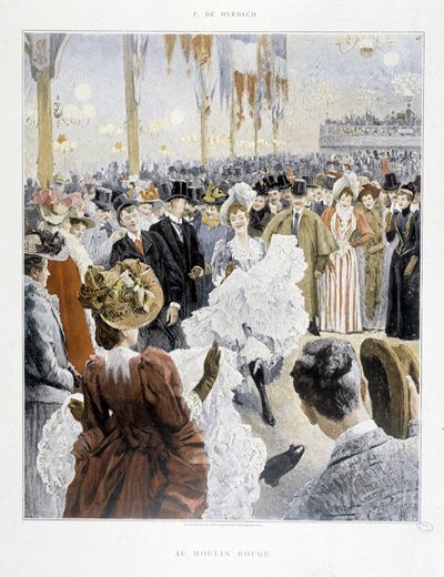 ムーラン・ルージュでの舞踏会 - "Paris Illustré "にて 作： Unknown artist