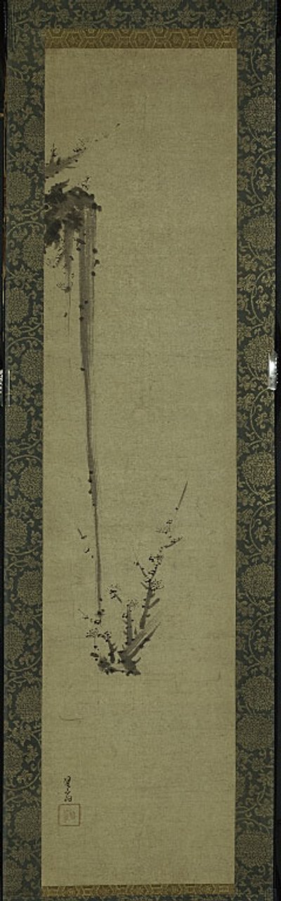 竹と梅 作： Unknown artist