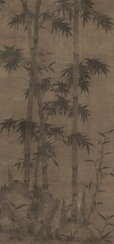 四季の竹 秋 作： Unknown artist