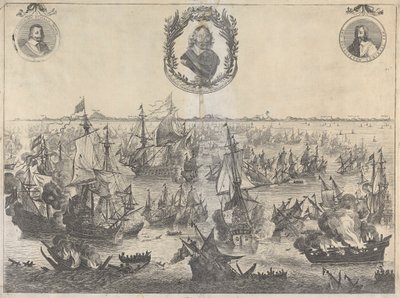 Scheveningenin taistelu 31. heinäkuuta 1653 作： Unknown artist