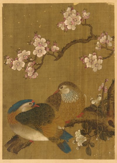 鳥と梅 作： Unknown artist