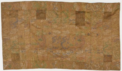 Brocade, silk. A Buddhist monk