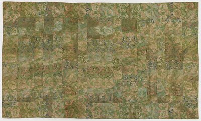 ブロケード、シルク、僧侶のローブ、パッチ。 けさ 作： Unknown artist
