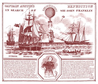 ジョン・フランクリン卿を探すオースティン大尉の遠征 作： Unknown artist