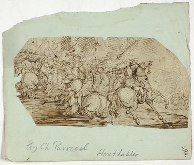 騎兵隊の戦闘シーン 作： Unknown artist