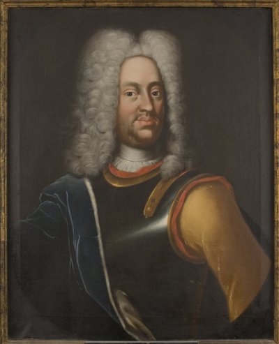 Charles I de Hesse Cassel - ヘッセン＝カッセルのランドグレーブ、シャルル1世（1654-1730）の肖像、アノニマス 。油彩・キャンバス 作： Unknown artist