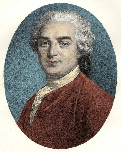 Charles Pinot Duclos (1704-1772) フランスの小説家、道徳家 作： Unknown artist