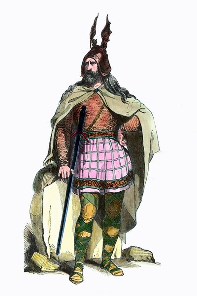 ローマ支配下のガリア人シェフの衣装 作： Unknown artist