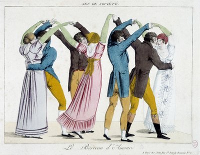 愛のゆりかご」と呼ばれるダンス・ムーブメント（19世紀初頭 作： Unknown artist