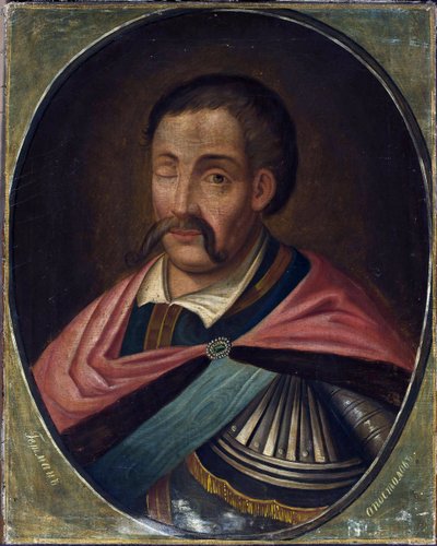 ダニロ・アポストル-ヘットマンの肖像 ダニロ・アポストル（1654-1734）、匿名。キャンバスに油彩、サイズ：67x53、18世紀初頭、ワルシャワのMuzeum Narodowe所蔵 作： Unknown artist