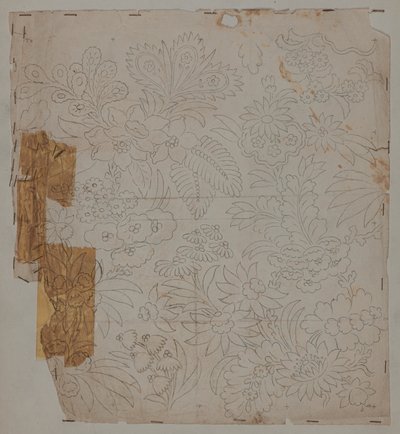 デザイン画、18世紀後半 作： Unknown artist
