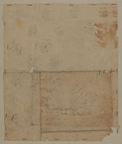 デザイン画、18世紀後半 作： Unknown artist