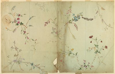 シルクブロケードのデザイン 作： Unknown artist