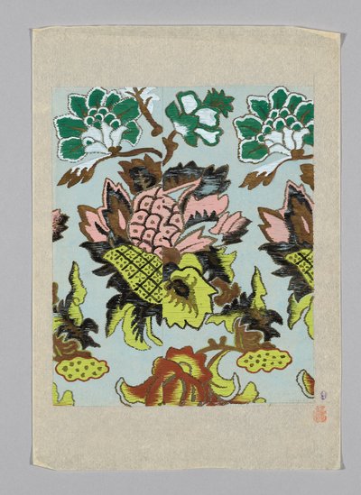 紙の上のデザイン 作： Unknown artist