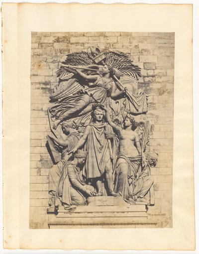 [凱旋門の "Le Triomphe "の詳細]。 作： Unknown artist