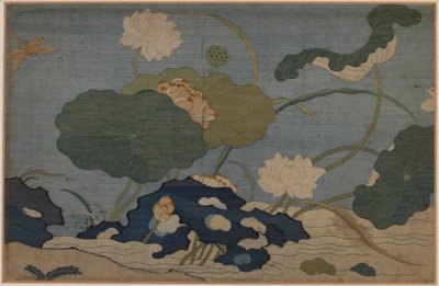 トンボとハス 作： Unknown artist