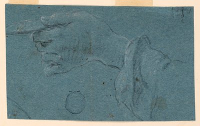 図: 小さな円盤を持つ左手の習作 作： Unknown artist