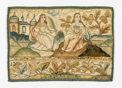 棺用刺繍パネル 作： Unknown artist
