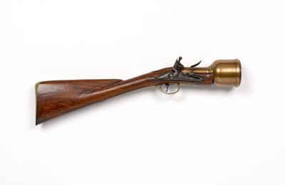 フリントロック式手動迫撃砲 c.1760-1770 (迫撃砲、手動、フリントロック) 作： Unknown artist