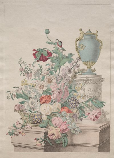 絵のように美しい植物または果物と花のコレクション 作： Unknown artist