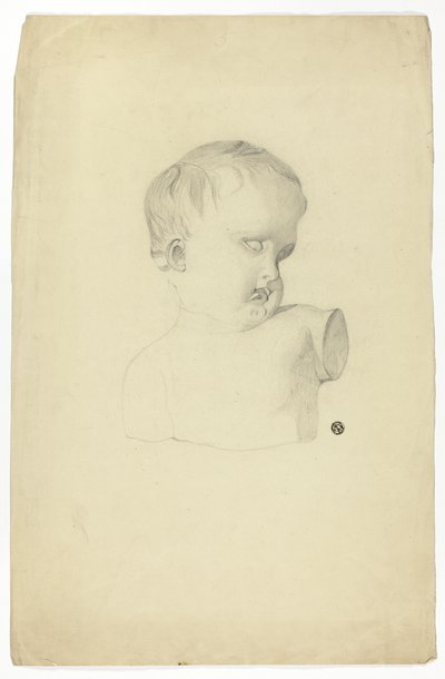 子供の胸像の断片 作： Unknown artist