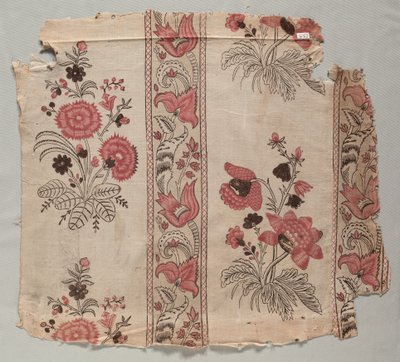 木版画亜麻布の断片 作： Unknown artist