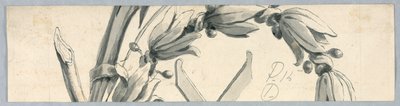 キリストのモノグラフと花輪の断片 作： Unknown artist