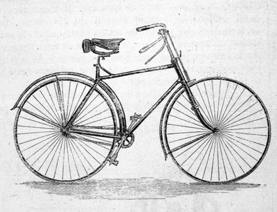 フレームの自転車モデル。 作： Unknown artist