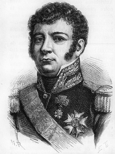 ドミニク＝ジョセフ・バンダム将軍（1770-1830）、アンズブール伯爵。 作： Unknown artist