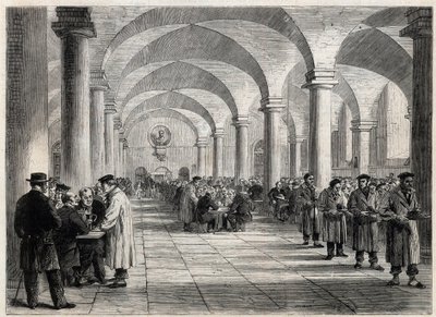 Greenwich Hospital - The West Dining Room - Greenwich Navy Hospital - West Dining Room 作： Unknown artist