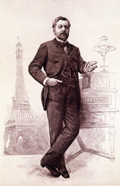 ギュスターヴ・エッフェル、フランスのエンジニア（1832年～1923年）。 作： Unknown artist