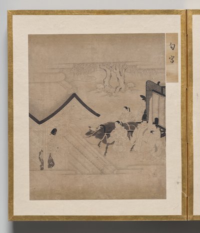 源氏物語絵帖より 香る殿下 作： Unknown artist
