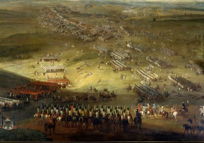 オランダ戦争：コケスベルクの戦い（1677年）コケスベルクとも呼ばれる（アルザス地方）1677年の匿名の絵画。シャトー・ドゥ・ヴォー・ル・ビスカウント 作： Unknown artist